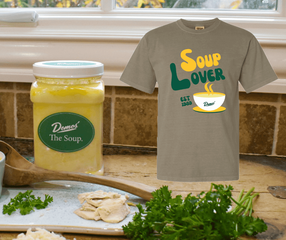 Demos' Baked Chicken &Amp;Amp;Amp; Rice Soup Care Package 19 dfksoupandshirt