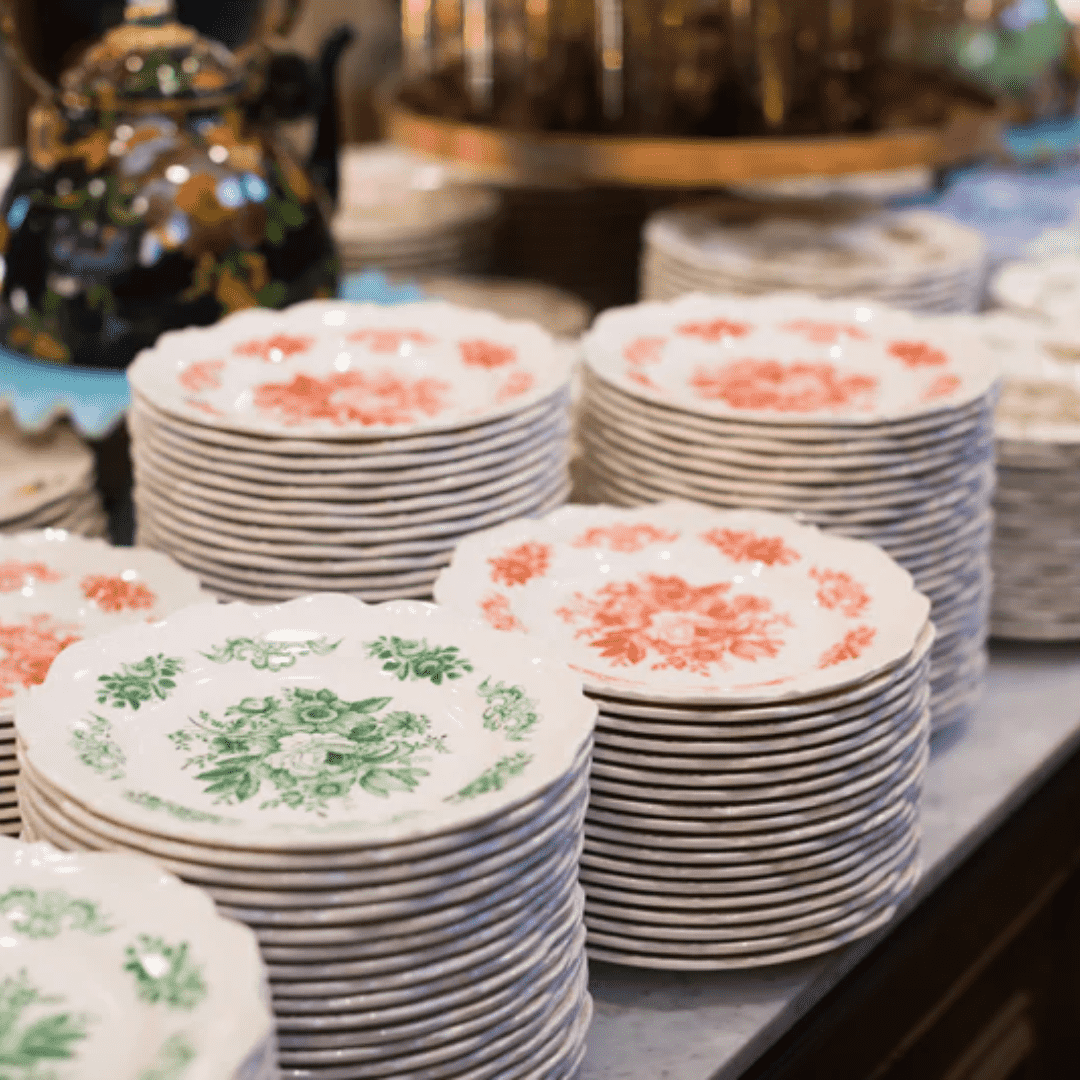 Tolie Scalloped Melamine Plates 8 tolieplates